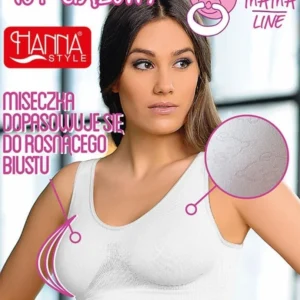 Hanna style Top ciążowy czarny