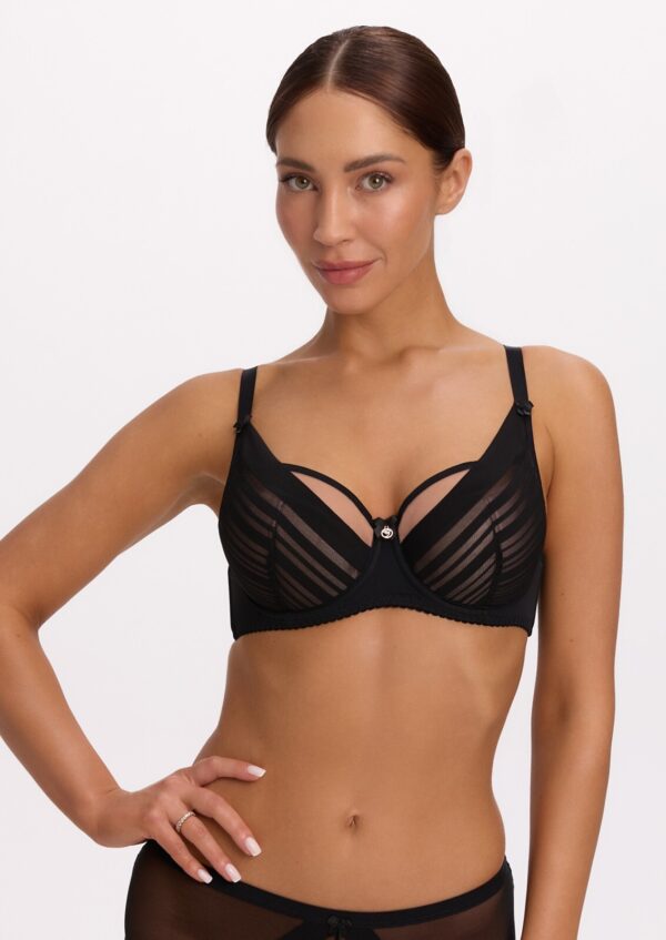 Biustonosz Gaia semi soft BS 1395 Alicia Czarny - obrazek 2