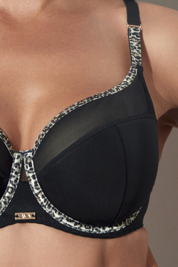 Biustonosz AVA semi soft 2272 Black Panther - obrazek 3